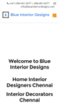 Mobile Screenshot of blueinteriordesigns.com